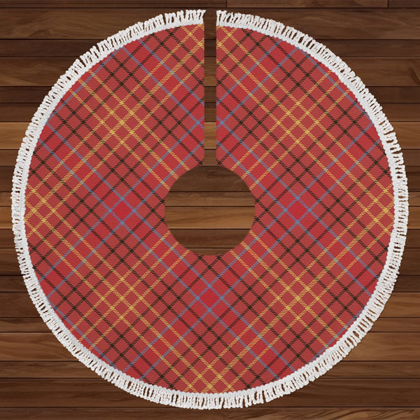 Sutherland of Duffus 2 Weathered Tartan Christmas Tree Skirt