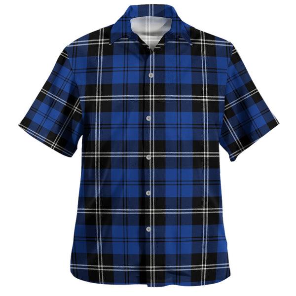 Swan Modern Clan Badge Tartan Hawaiian Shirt