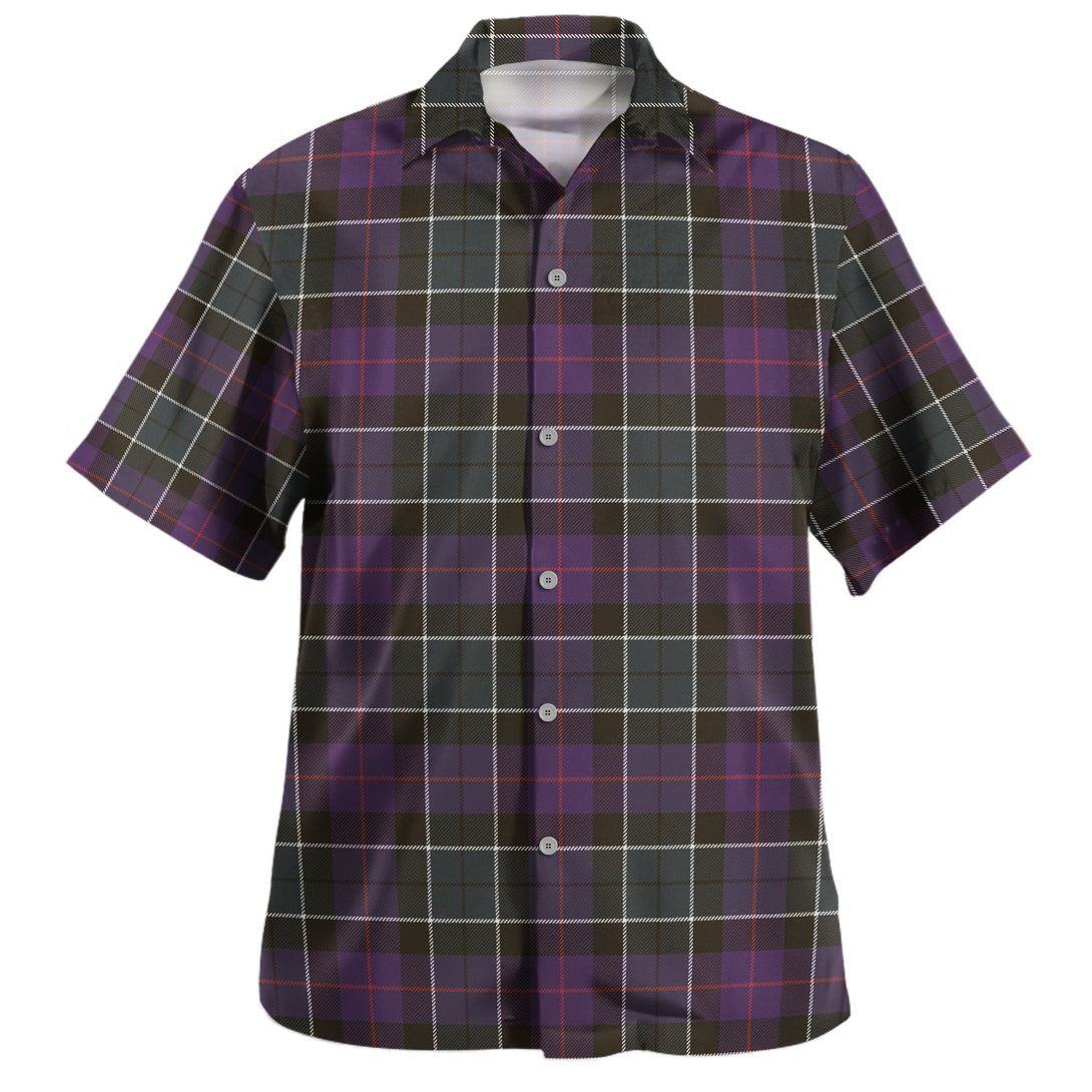 Syme Weathered Clan Badge Tartan Hawaiian Shirt