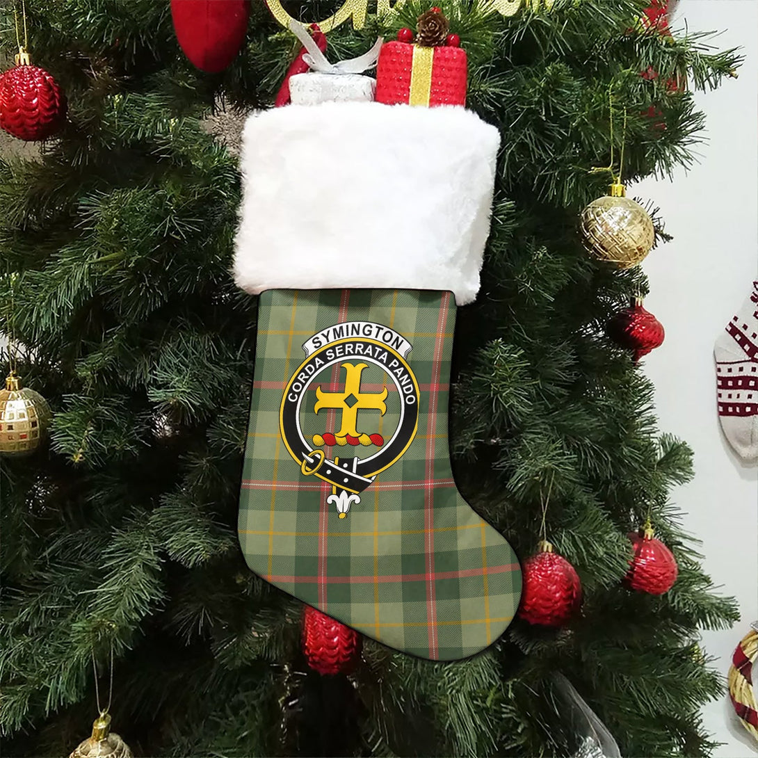 Symington Modern Clan Badge Tartan Christmas Stocking