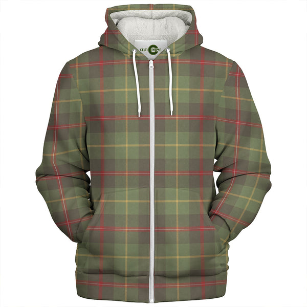 Symington Weathered Clan Badge Tartan Sherpa Hoodie