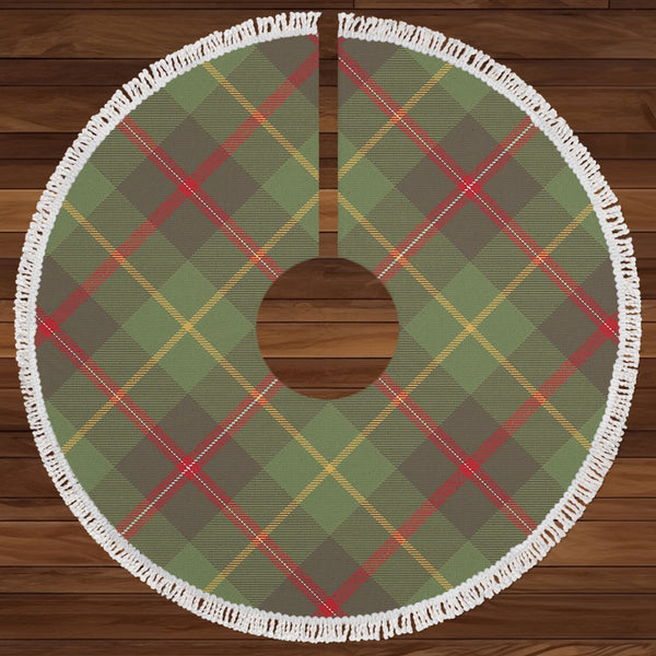 Symington Weathered Clan Badge Tartan Christmas Tree Skirt