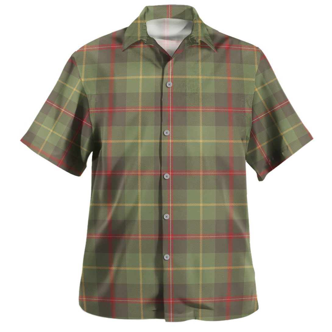 Symington Weathered Clan Badge Tartan Hawaiian Shirt