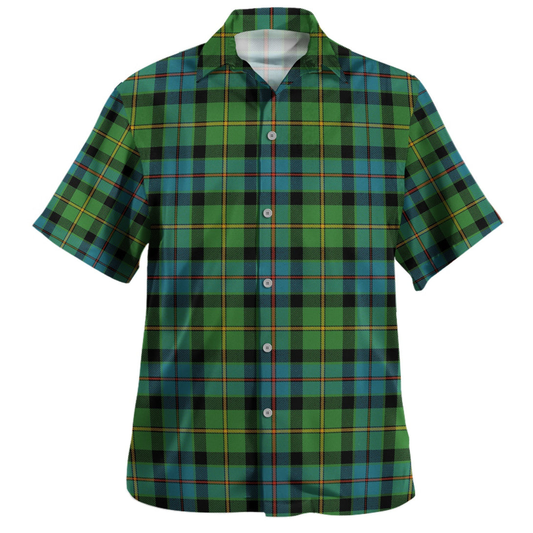 Tait Ancient Clan Badge Tartan Hawaiian Shirt