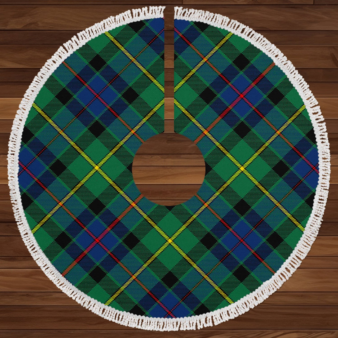 Tait Modern Clan Badge Tartan Christmas Tree Skirt