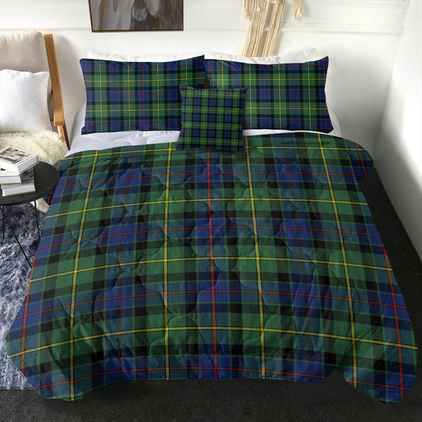 Tait Modern Clan Badge Tartan Comforter