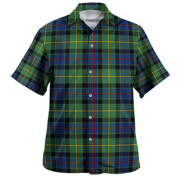 Tait Modern Clan Badge Tartan Hawaiian Shirt