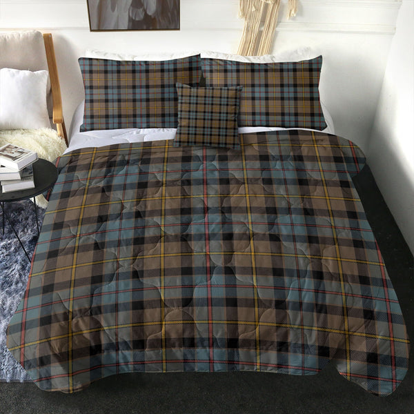 Tait Weathered Clan Badge Tartan Comforter