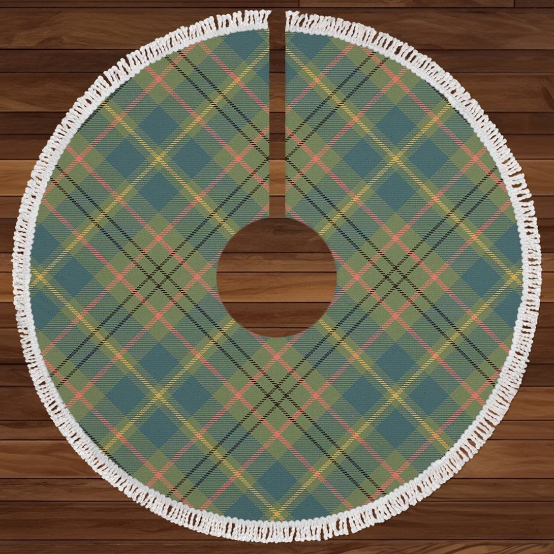 Taylor Ancient Clan Badge Tartan Christmas Tree Skirt