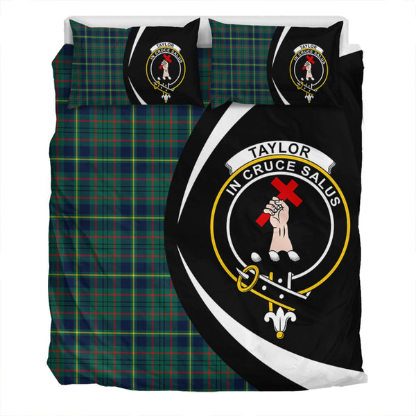 Taylor Modern Clan Badge Tartan Bedding Set Circle Style