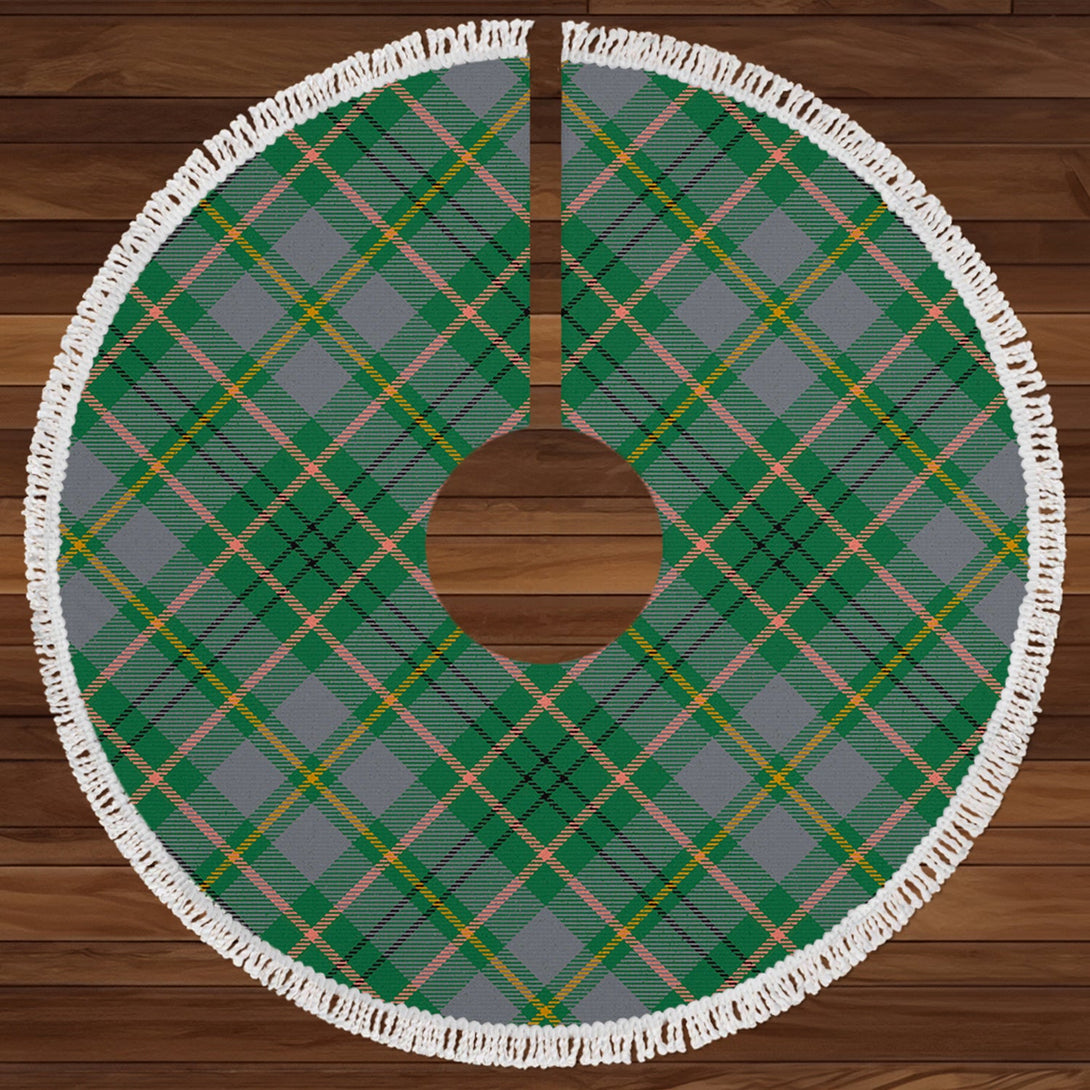 Taylor Weathered Clan Badge Tartan Christmas Tree Skirt