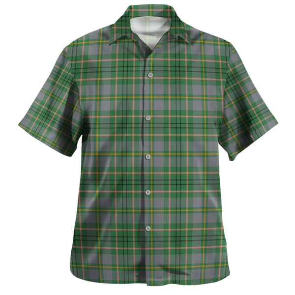 Taylor Weathered Clan Badge Tartan Hawaiian Shirt