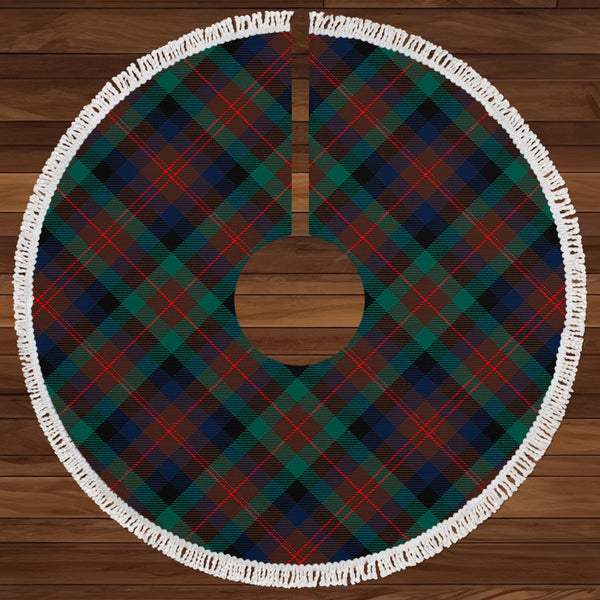 Tennant Modern Clan Badge Tartan Christmas Tree Skirt