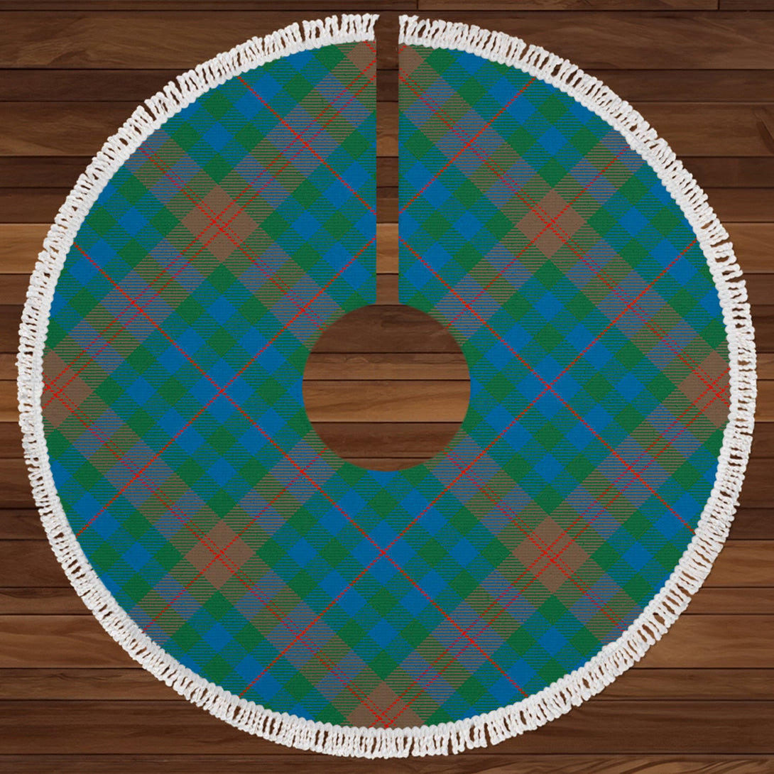 Tennant Yules Ancient Clan Badge Tartan Christmas Tree Skirt