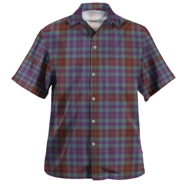 Tennant Yules Weathered Clan Badge Tartan Hawaiian Shirt