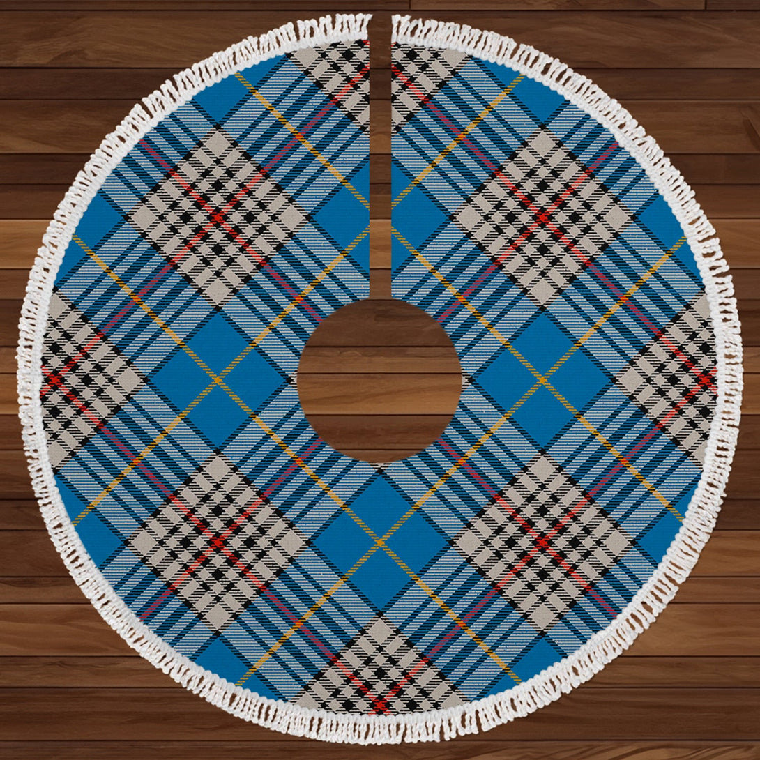 Thompson Variant (Thomson Variant) Ancient Clan Badge Tartan Christmas Tree Skirt