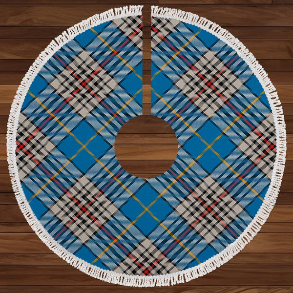 Thompson Variant (Thomson Variant) Ancient Clan Badge Tartan Christmas Tree Skirt