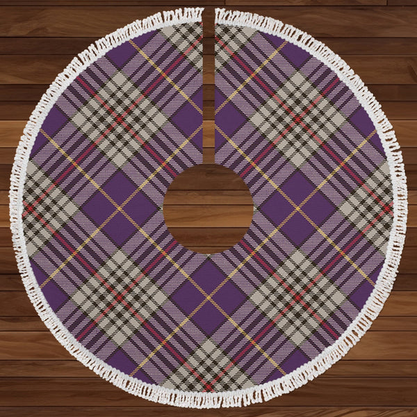 Thompson Variant (Thomson Variant) Weathered Clan Badge Tartan Christmas Tree Skirt