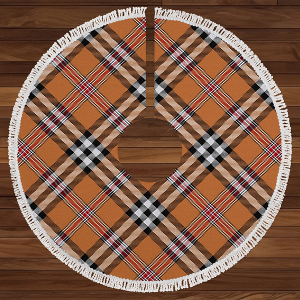 Thomson Camel 3 (Thompson Camel 3) Modern Tartan Christmas Tree Skirt