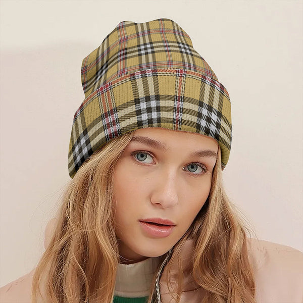 Thomson Camel 3 (Thompson Camel 3) Weathered Tartan Knitted Beanie