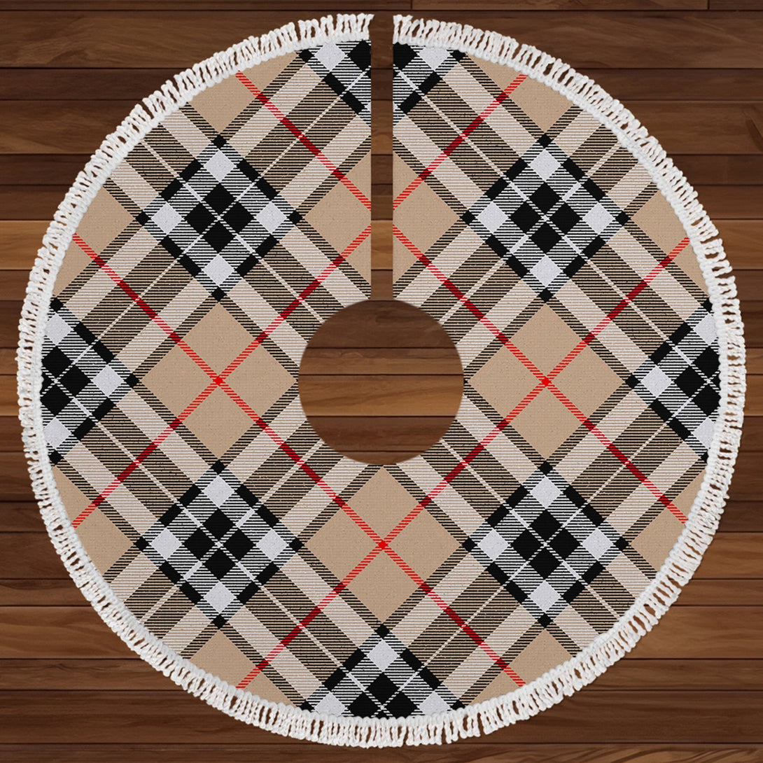 Thomson Camel (MacThomas Thompson Camel) Modern Clan Badge Tartan Christmas Tree Skirt