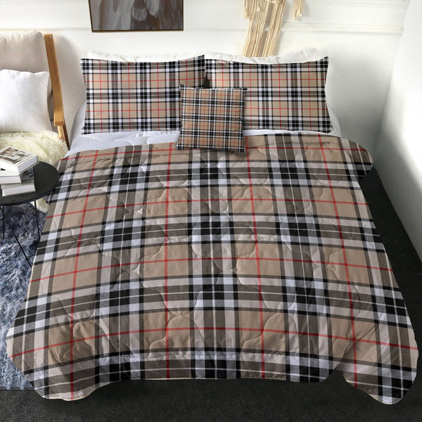 Thomson Camel (MacThomas Thompson Camel) Modern Clan Badge Tartan Comforter