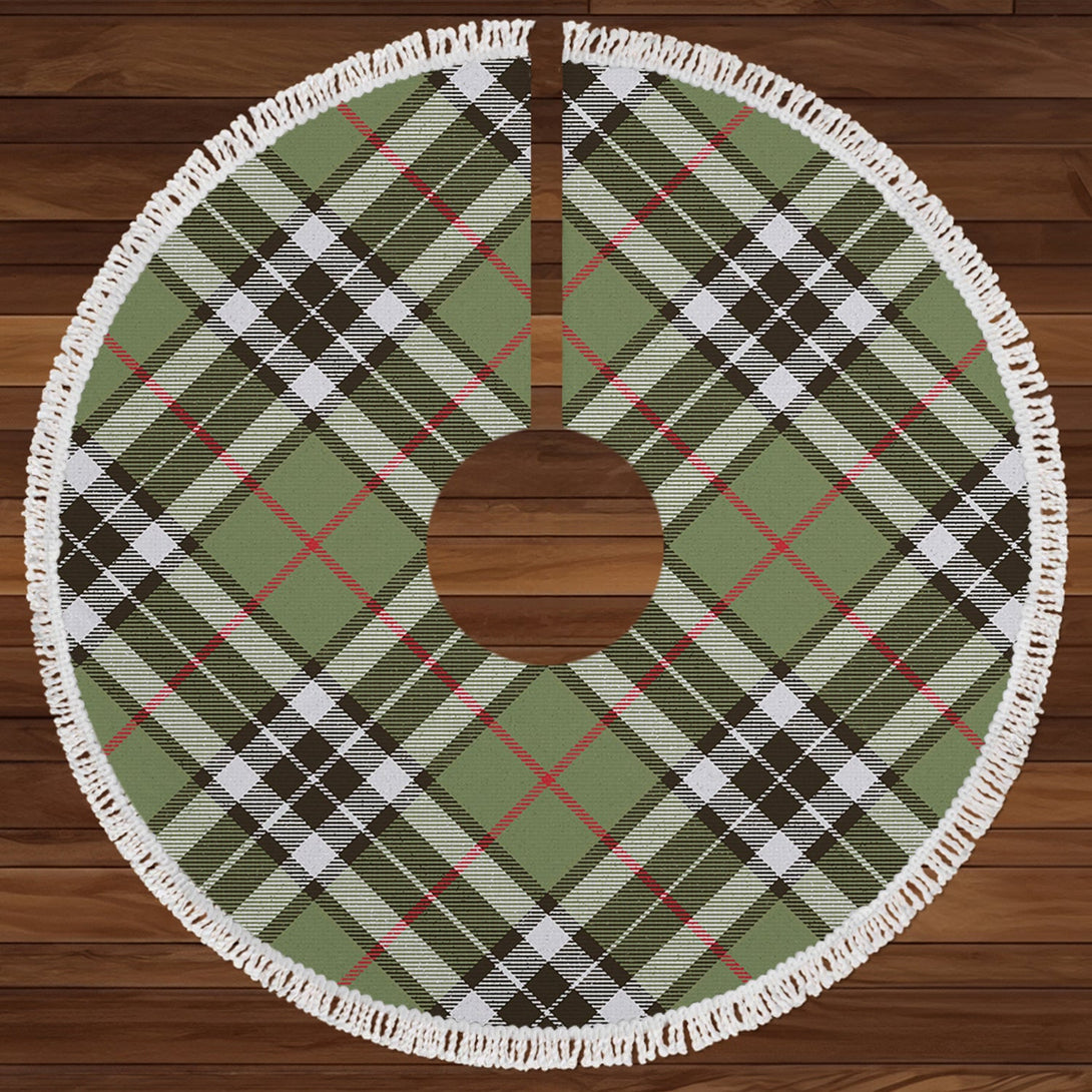 Thomson Camel (MacThomas Thompson Camel) Weathered Clan Badge Tartan Christmas Tree Skirt