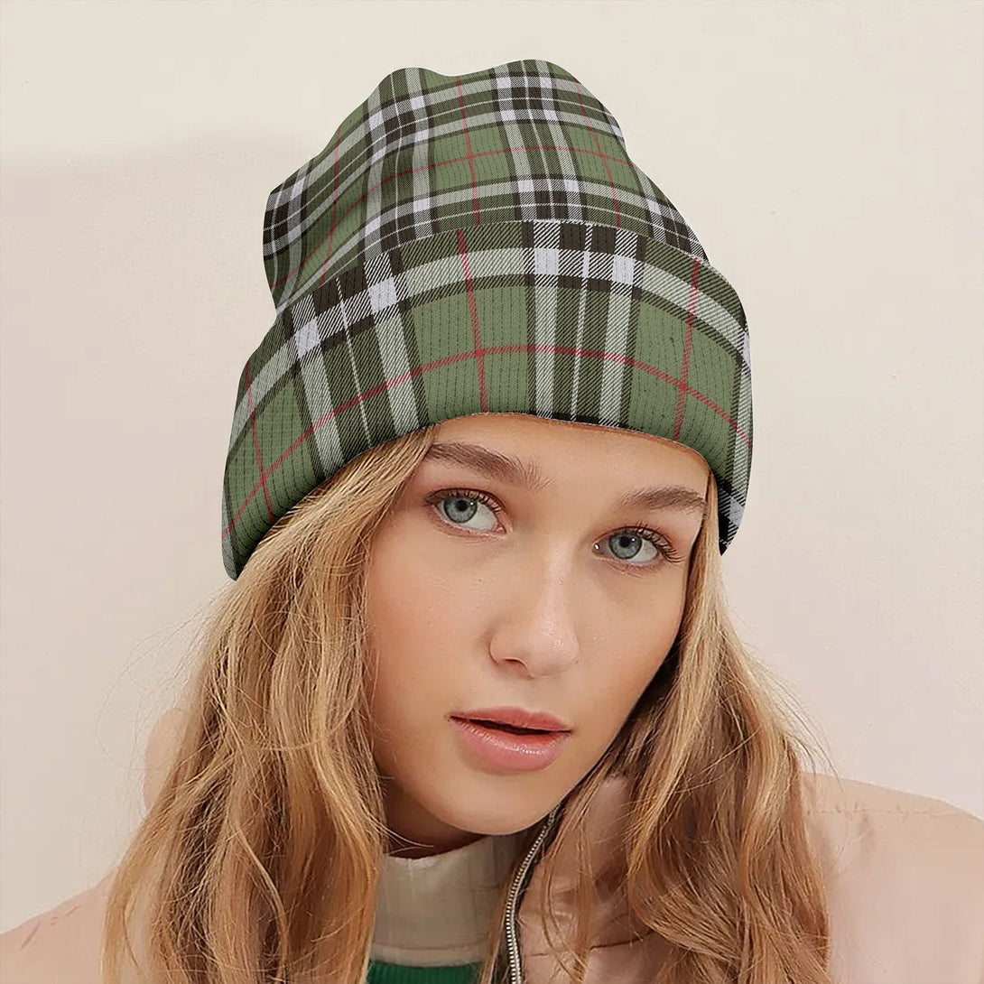 Thomson Camel (MacThomas Thompson Camel) Weathered Tartan Knitted Beanie