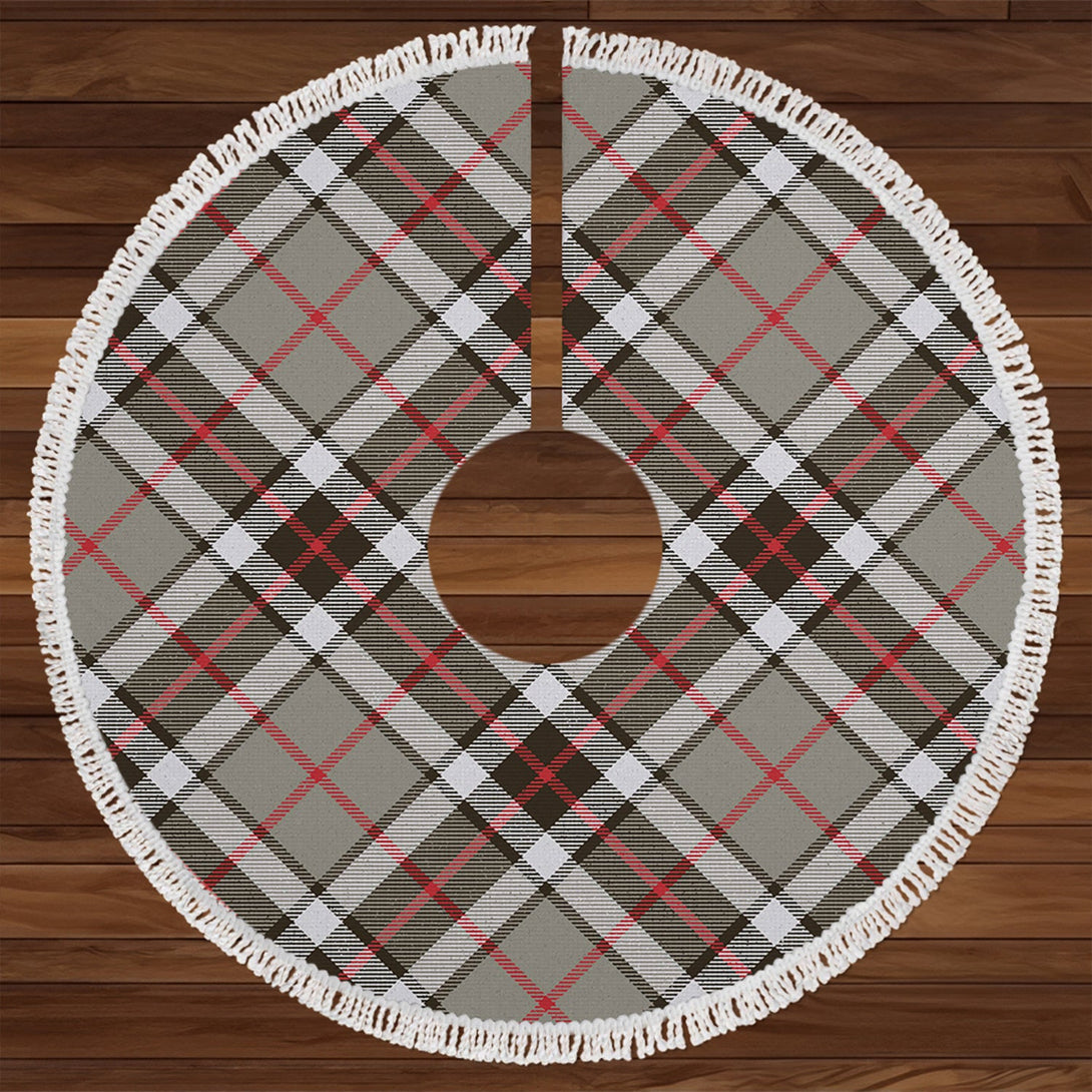 Thomson Dress Grey (Thompson Dress Grey) Modern Tartan Christmas Tree Skirt