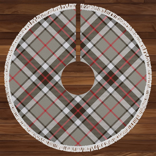 Thomson Dress Grey (Thompson Dress Grey) Modern Tartan Christmas Tree Skirt