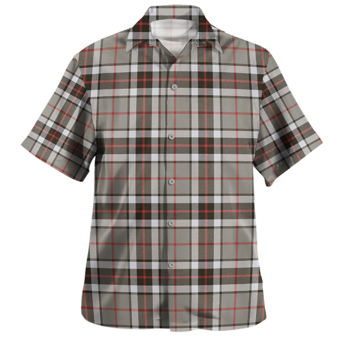 Thomson Dress Grey (Thompson Dress Grey) Modern Tartan Hawaiian Shirt