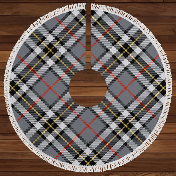 Thomson Grey (MacThomas Thompson Grey) Modern Clan Badge Tartan Christmas Tree Skirt