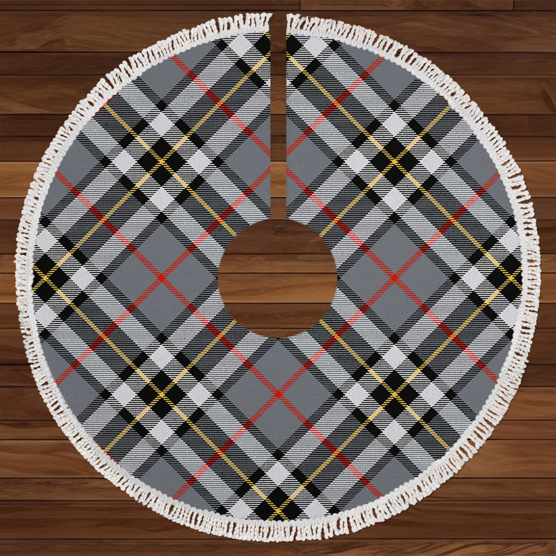 Thomson Grey (MacThomas Thompson Grey) Modern Tartan Christmas Tree Skirt