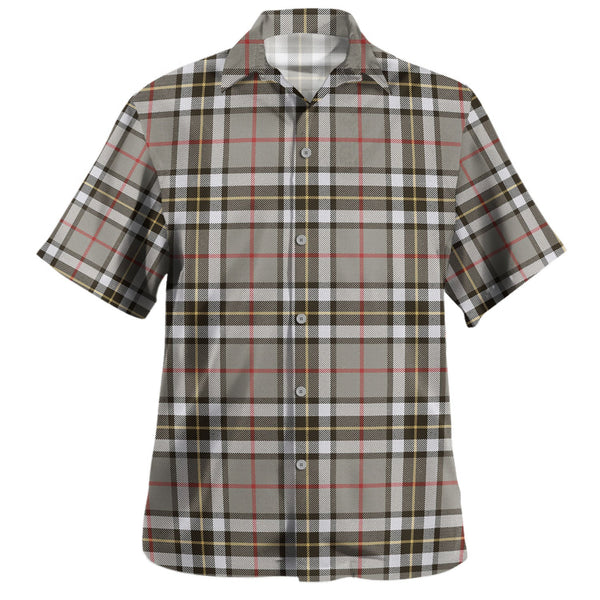 Thomson Grey (MacThomas Thompson Grey) Weathered Tartan Hawaiian Shirt