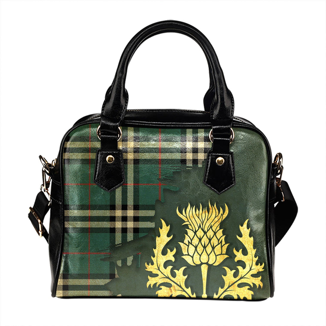 Thomson Hunting 2 (Thompson Hunting 2) Modern Tartan Shoulder Handbag Thistle Oldest Style