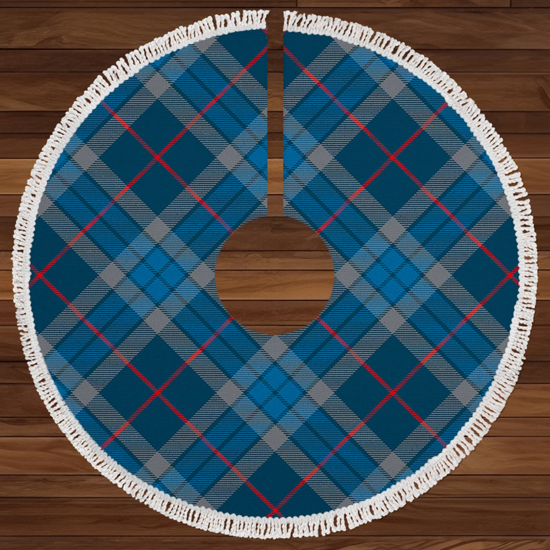 Thorburn (Thurburn) Modern Clan Badge Tartan Christmas Tree Skirt