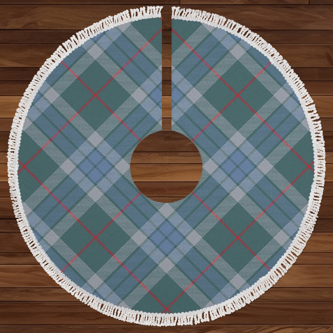 Thorburn (Thurburn) Weathered Clan Badge Tartan Christmas Tree Skirt