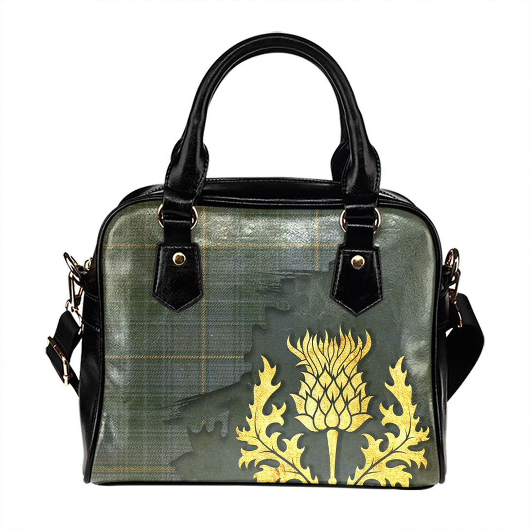 Traynor Weathered Tartan Shoulder Handbag Thistle Oldest Style