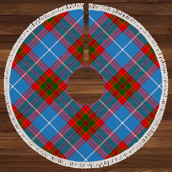 Trotter Clan Badge Tartan Christmas Tree Skirt