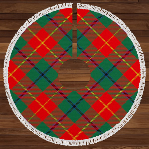 Turnbull Dress Modern Clan Badge Tartan Christmas Tree Skirt