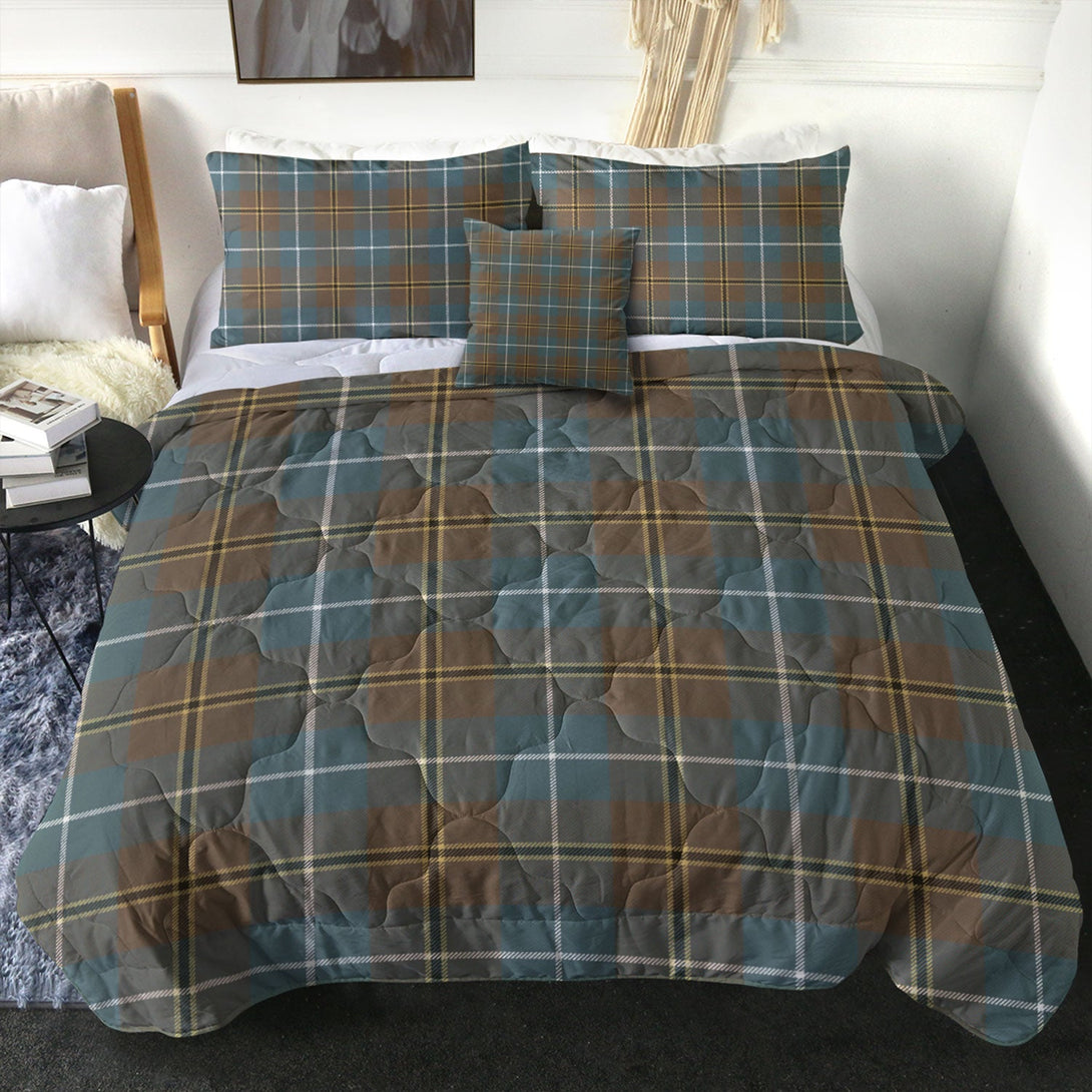 Turnbull Hunting Weathered Tartan Comforter