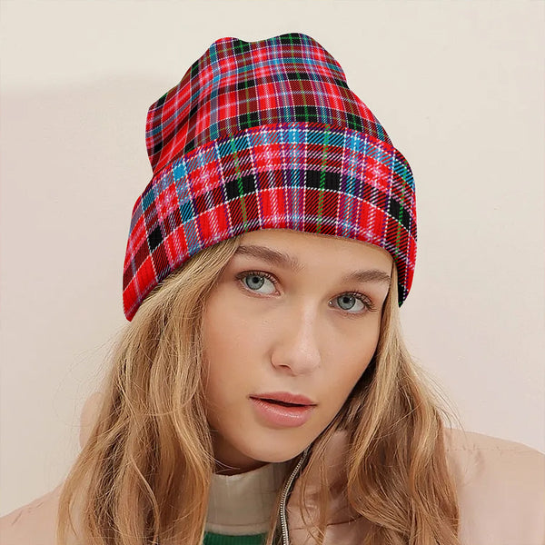 Udny Clan Badge Tartan Knitted Beanie