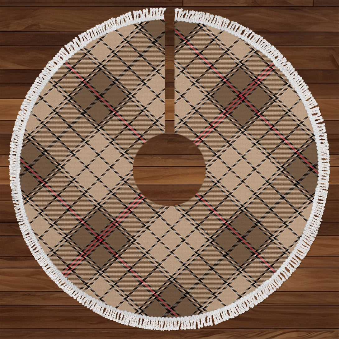 Ulster Brown Ancient Tartan Christmas Tree Skirt