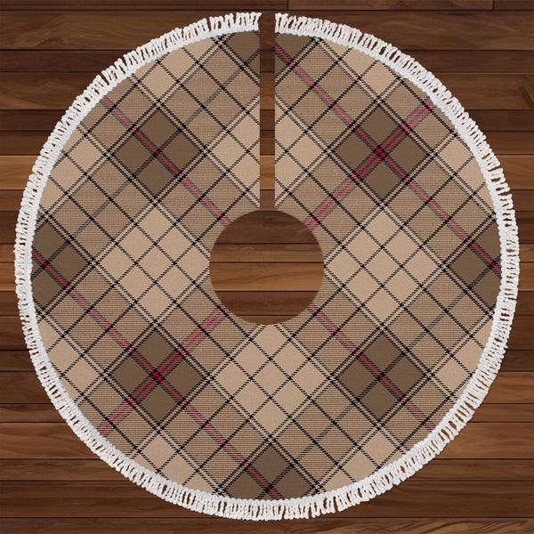 Ulster Brown Modern Tartan Christmas Tree Skirt