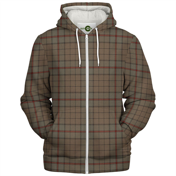 Ulster Peat Ancient Tartan Sherpa Hoodie