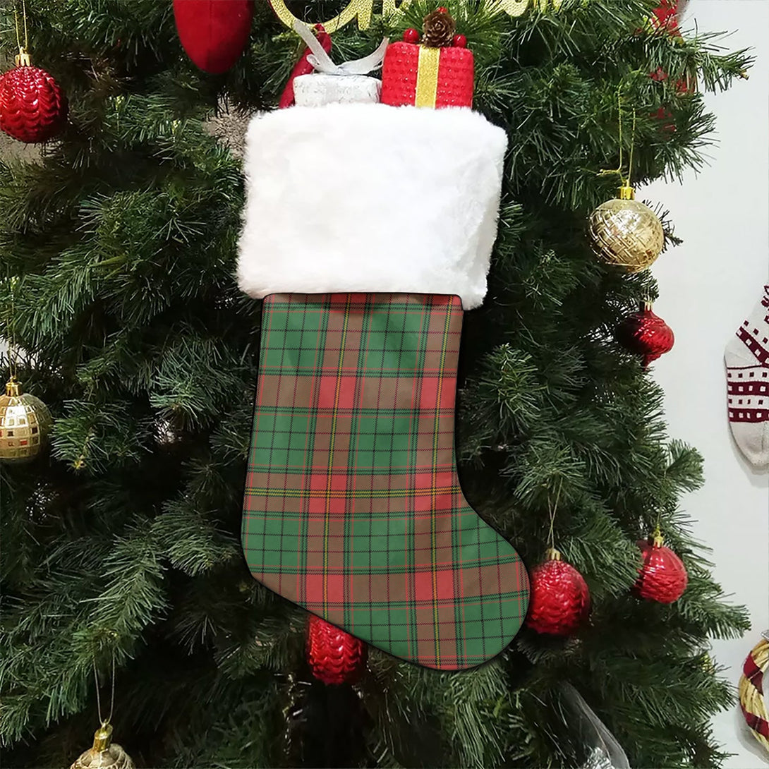 Ulster Red Ancient Tartan Christmas Stocking