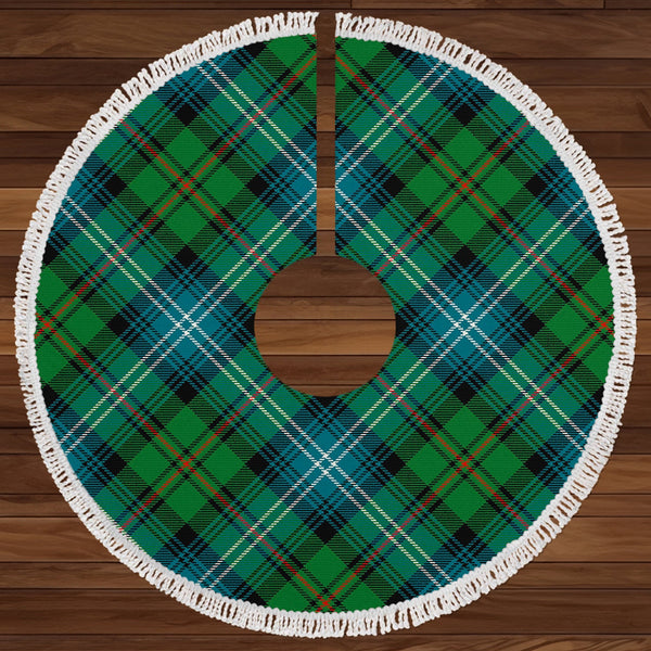 Urquhart Ancient Clan Badge Tartan Christmas Tree Skirt