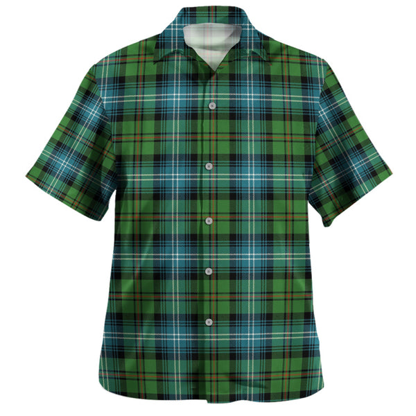 Urquhart Ancient Clan Badge Tartan Hawaiian Shirt