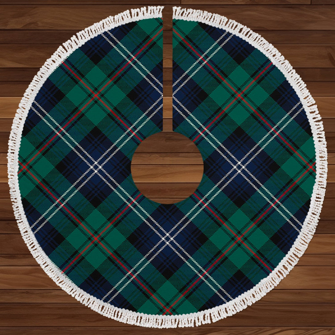 Urquhart Modern Clan Badge Tartan Christmas Tree Skirt