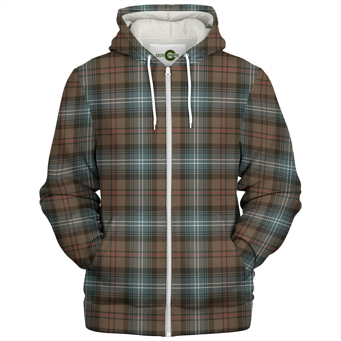 Urquhart Weathered Tartan Sherpa Hoodie